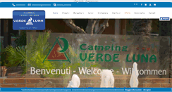 Desktop Screenshot of campingverdeluna.it